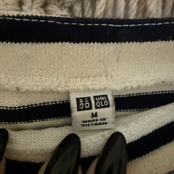 Uniqlo Oversize Striped Cotton Tunic - Unisex - Medium - Picture 2 of 3